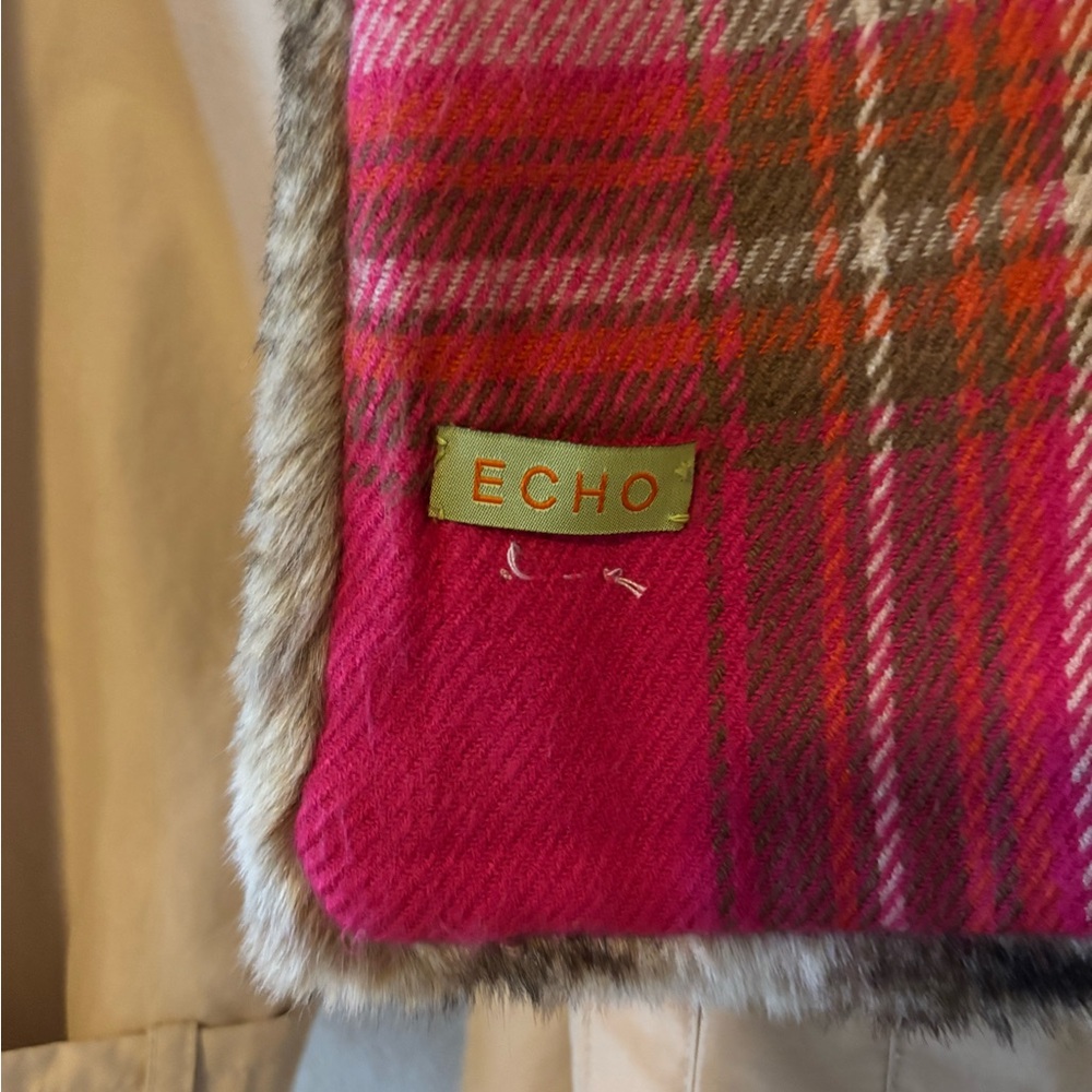 Faux Fur Reversible Scarf - Picture 3 of 4